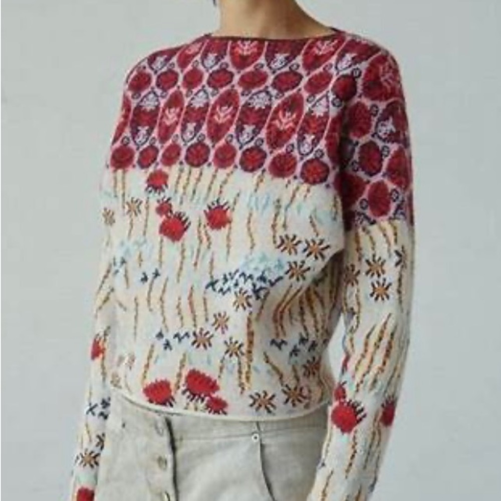 Rachel Comey Adieu Jacquard Alpaca Sweater — As Seen in 2026 TV Show - Picture 7 of 11
